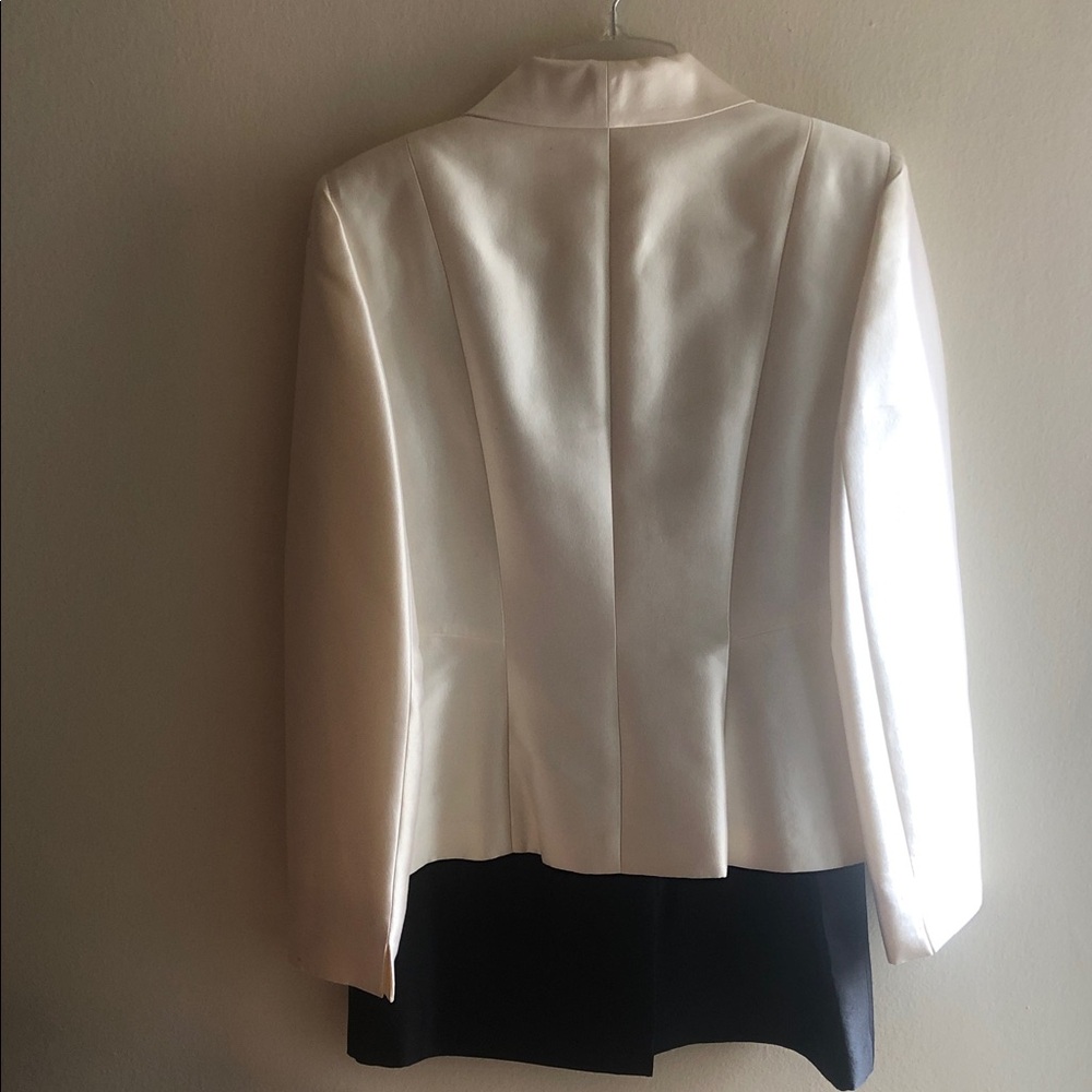 Tahari White Blazer and Black Skirt Set - Picture 4 of 4
